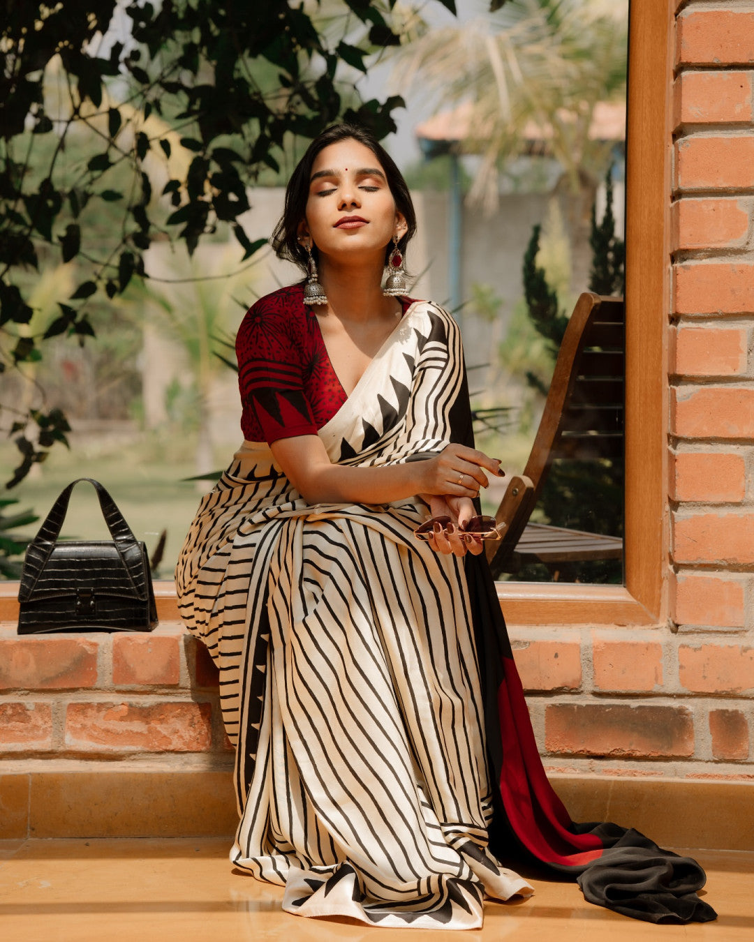 Ajrakh Silk