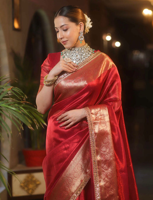 Banarasi Tissue Silk