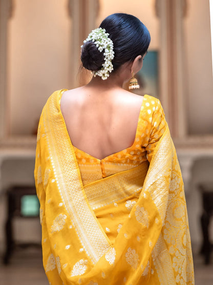 Khadi Georgette Silk