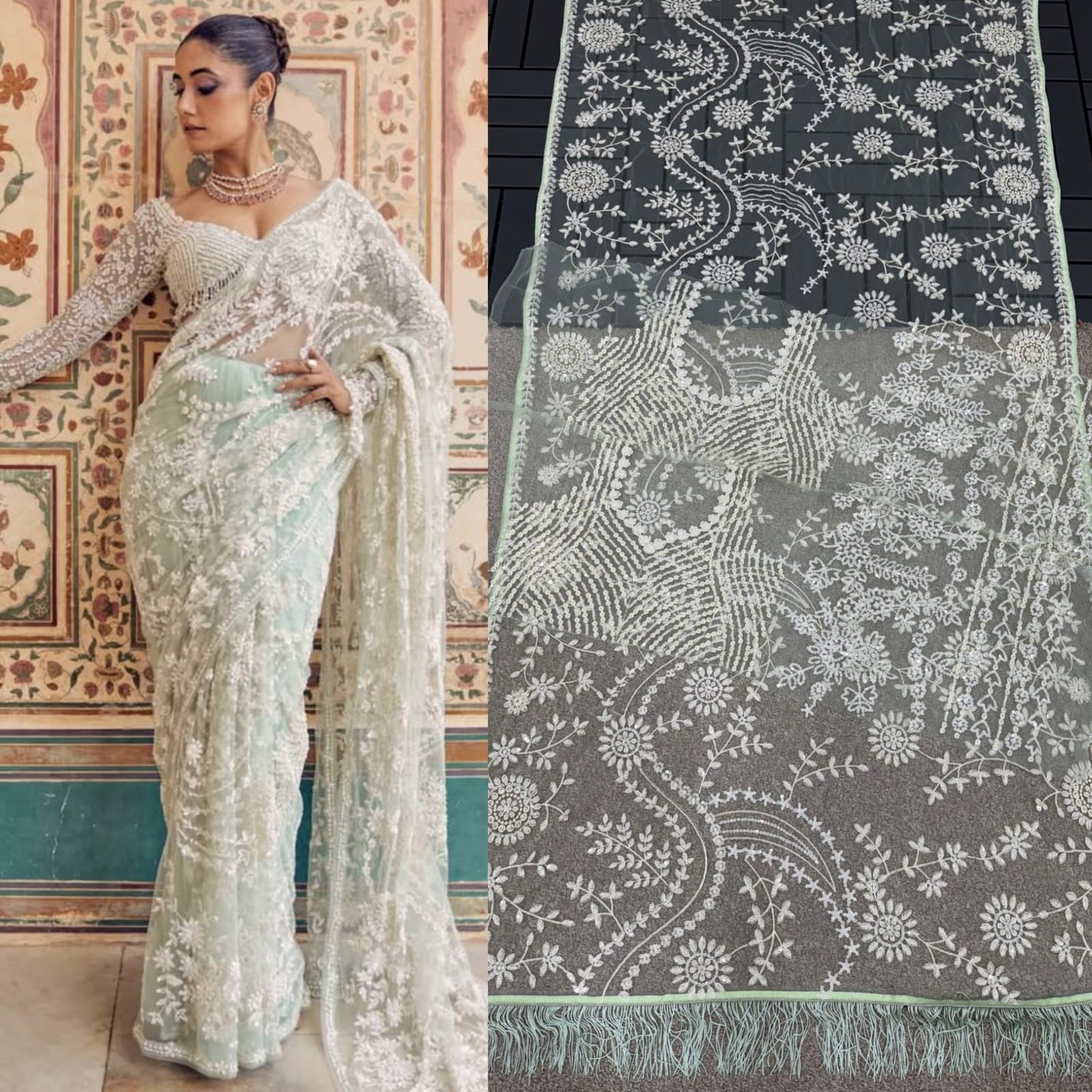Bollywood Inspired Sequins Saree