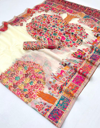 Pure Kashmiri  Saree