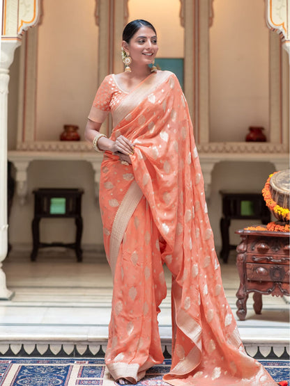 Khadi Georgette Silk