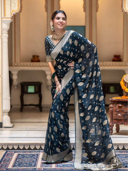 Khadi Georgette Silk