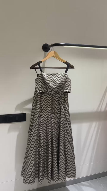 Party wear Crop top and Skirt