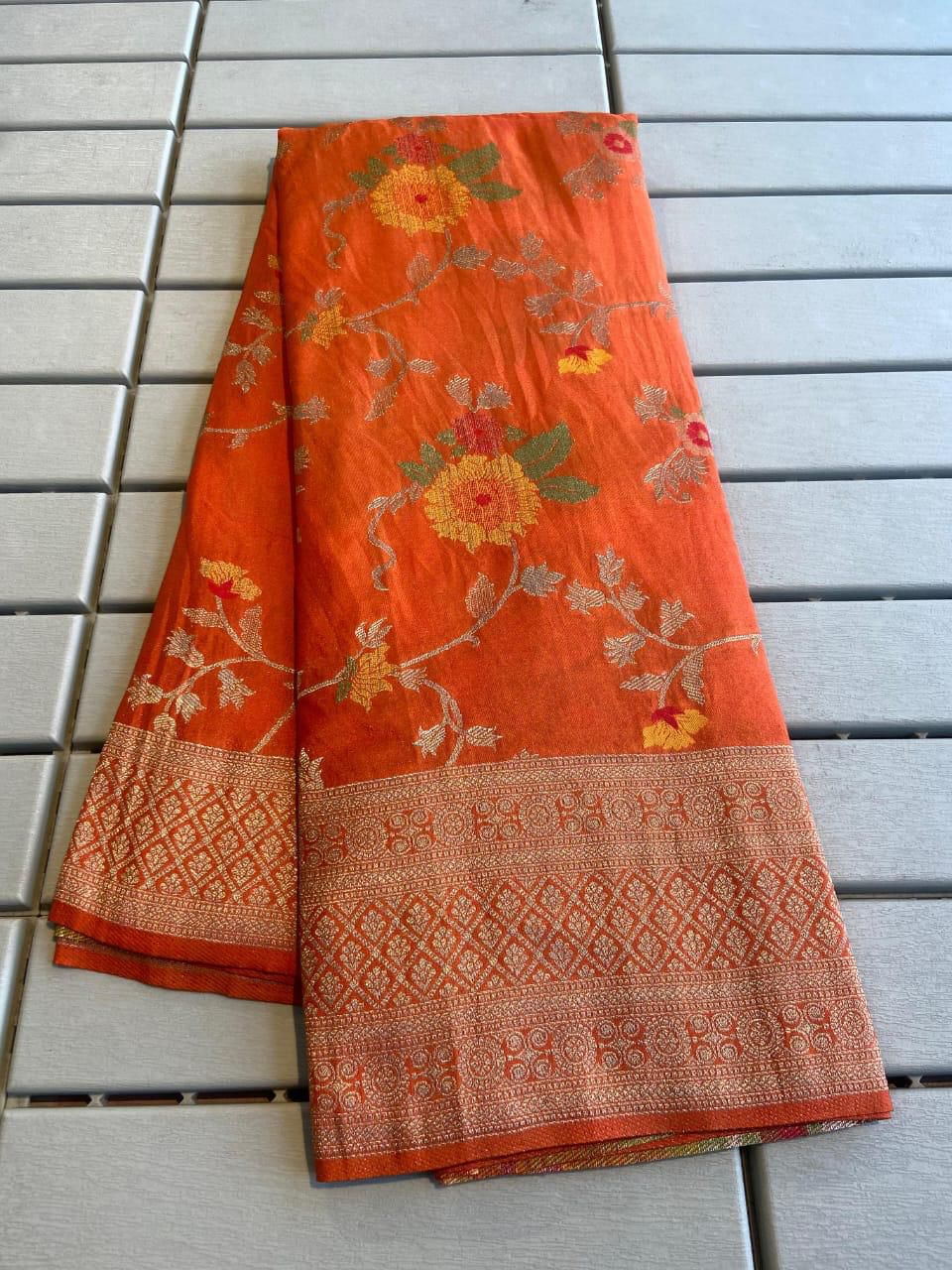 Khadi Silk Saree-Party Wear