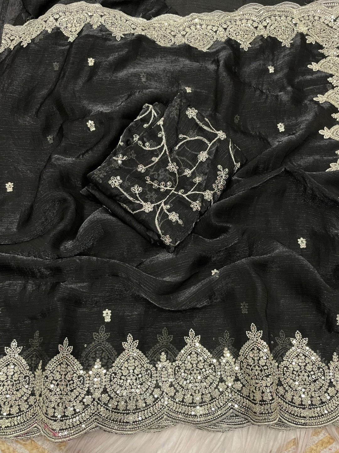 Fandy Chiffon silk saree