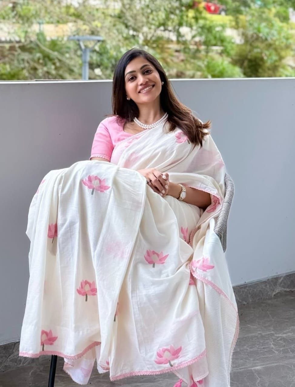 linen Cotton Saree
