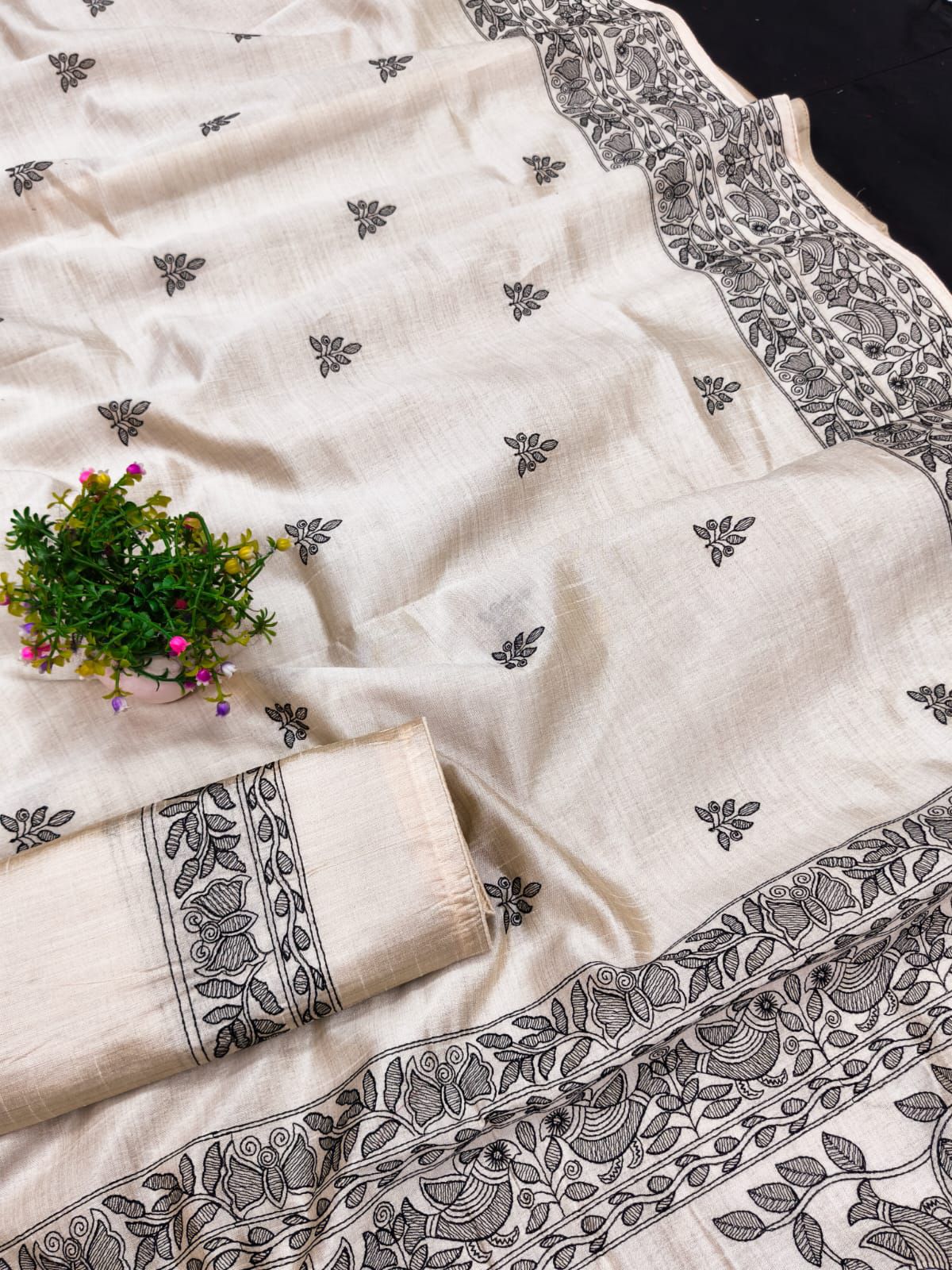 Tussar Silk Saree