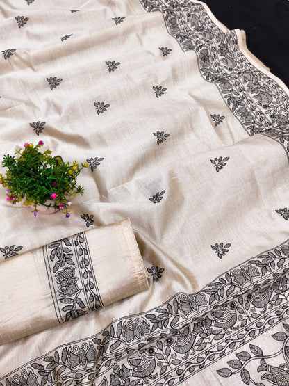 Tussar Silk Saree