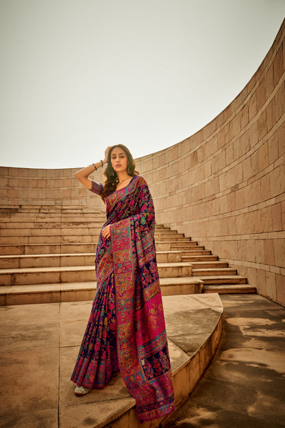 Kashmiri pashmina saree