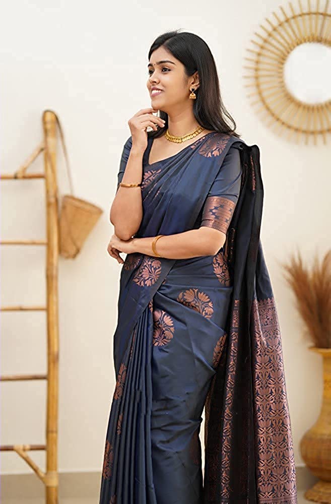 Soft litchi Silk Saree