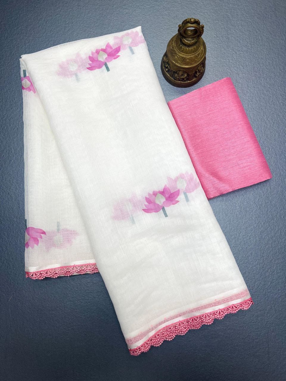 linen Cotton Saree