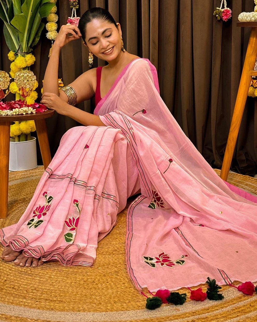 Mul cotton Saree