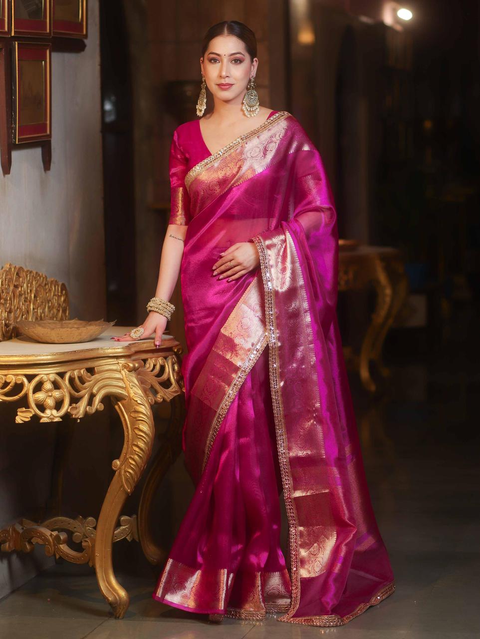 Banarasi Tissue Silk