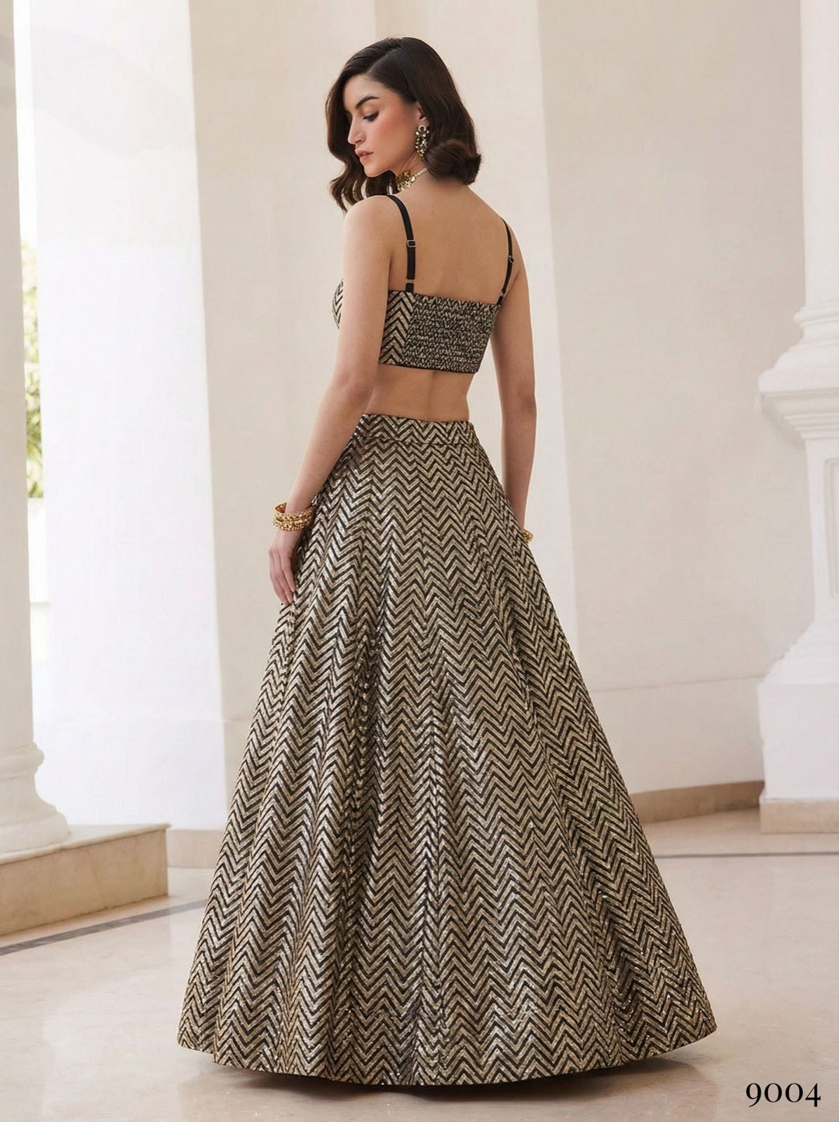 Party wear Crop top and Skirt