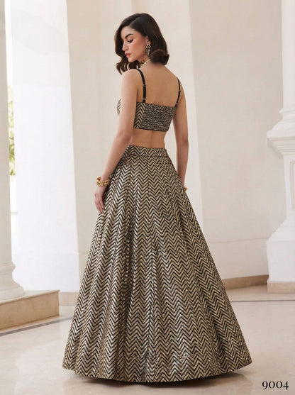 Party wear Crop top and Skirt