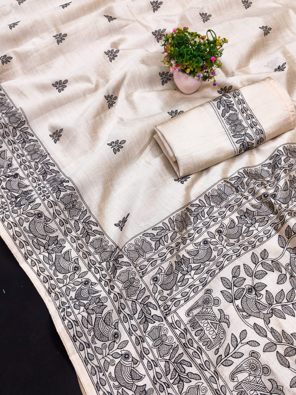Tussar Silk Saree