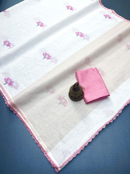 linen Cotton Saree
