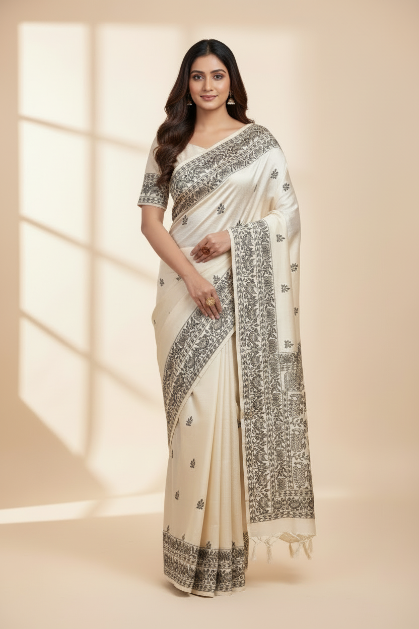 Tussar Silk Saree