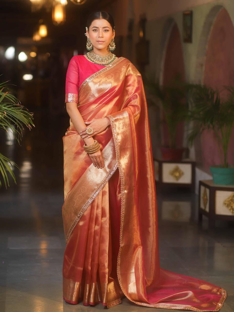 Banarasi Tissue Silk